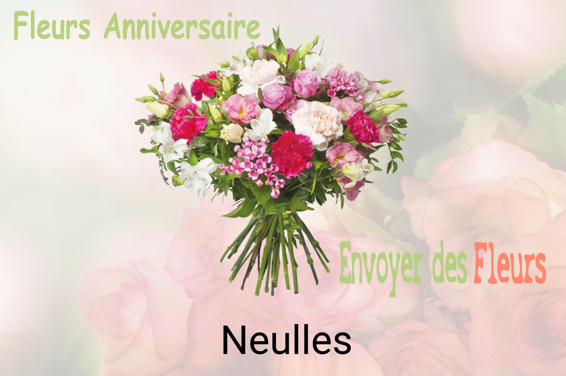 Bouquet de fleurs d’anniversaire livré à Neulles